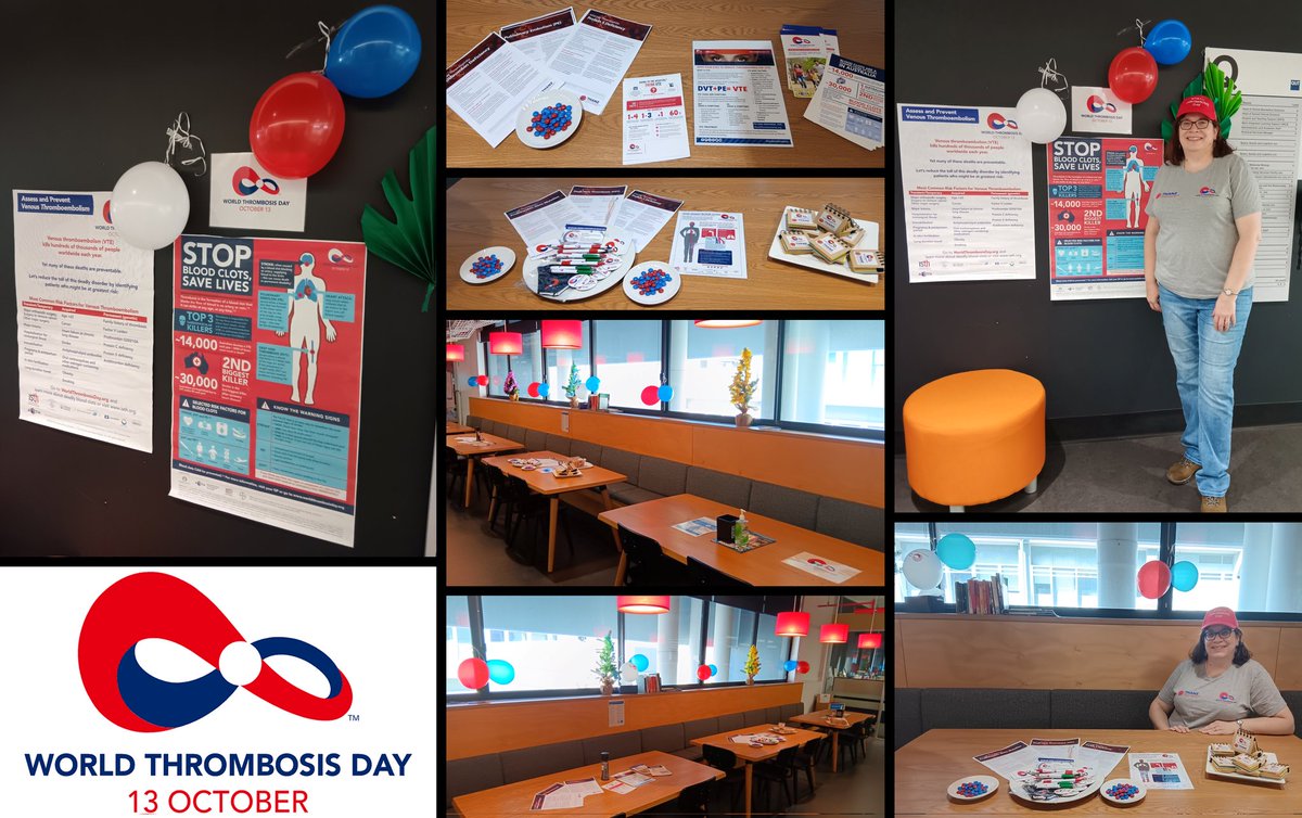 Happy World Thrombosis Day, from Brisbane, Australia. Know the signs, risks, treatments. Move against Thrombosis. #WTDay23 #WorldThrombosisDay @THANZBlood #qut #biomedical @QCVRN