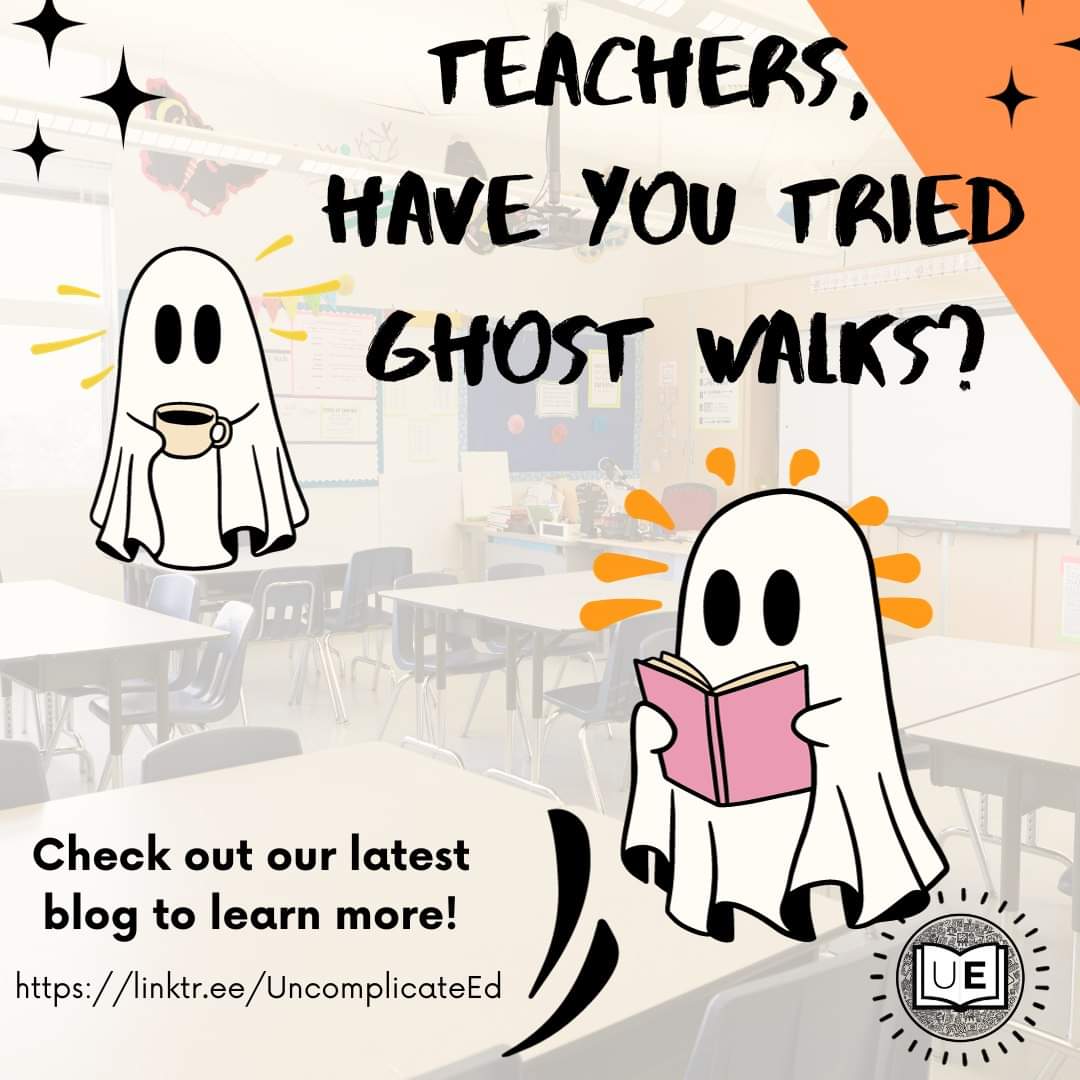 Uncomplicate_Ed's tweet photo. Anyone ever heard of ghost walks before? This was a new one for us!

#education #observation #teachers #teaching #plc

https://t.co/1Jj5aWAWxY https://t.co/Njw3b34JAF