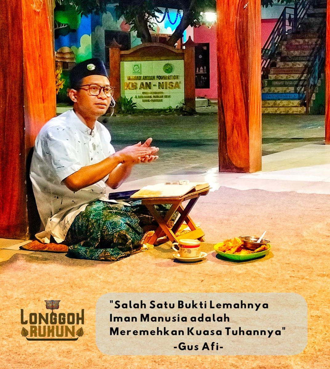 Shinta04878500's tweet photo. Salah satu bukti lemahnya iman manusia adalah meremehkan kuasa Tuhannya
#jumatBerkah
#NgajiLonggohRukun
#SahabatAfi
#GusMuafiCenter
#SatukanLangkah https://t.co/clilJY2TWg