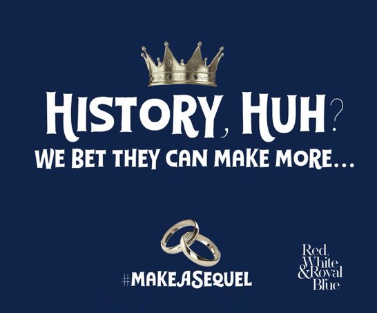 RWRBLAT's tweet photo. Hey @PrimeVideo we bet Henry and Alex can make more history.
#MakeASequel
#RWRBMovie. https://t.co/2cA5hzoVSO