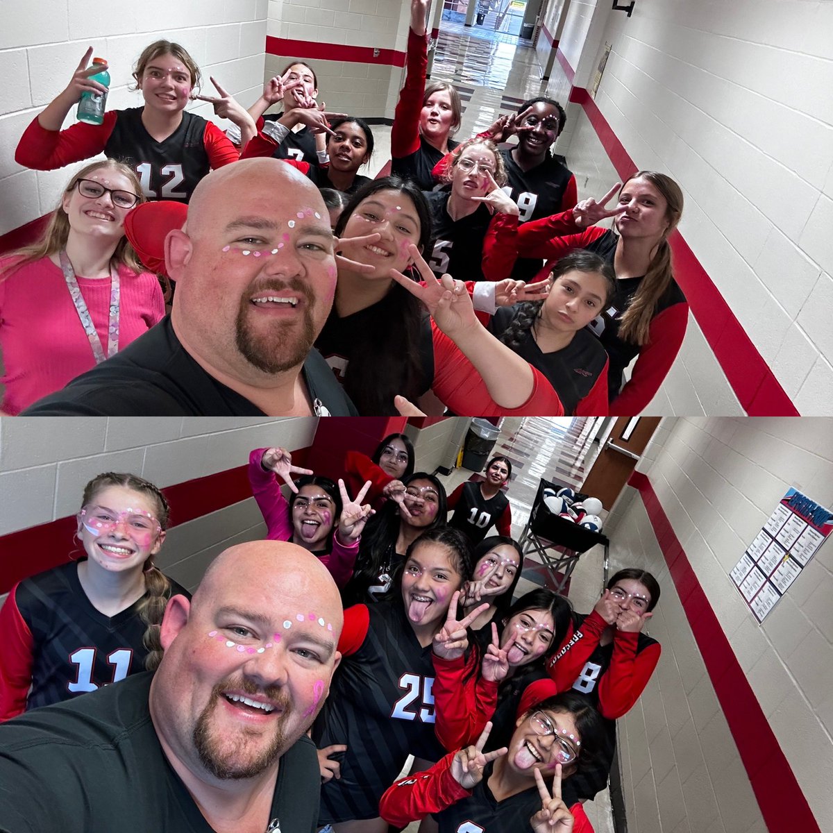 Had a great time supporting our @Freeport_Int 8th grade volleyball teams on Teacher Appreciation Night.