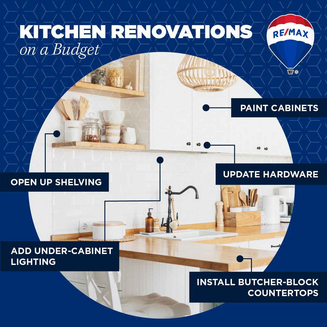 TalkToAndris's tweet photo. Want to Improve the Value of Your Home .... Start with your kitchen! 

#TalkToAndris #HomeValue #HomeImprovements #Budget
#remaxagentlife https://t.co/fFBiwO9xD9
