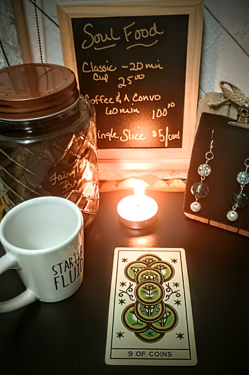 with_enchanted's tweet image. Starter Fluid Self Read ✨💙☕️☕️💙✨

#selfread #9ofpentacles #starterfluid #startyourday