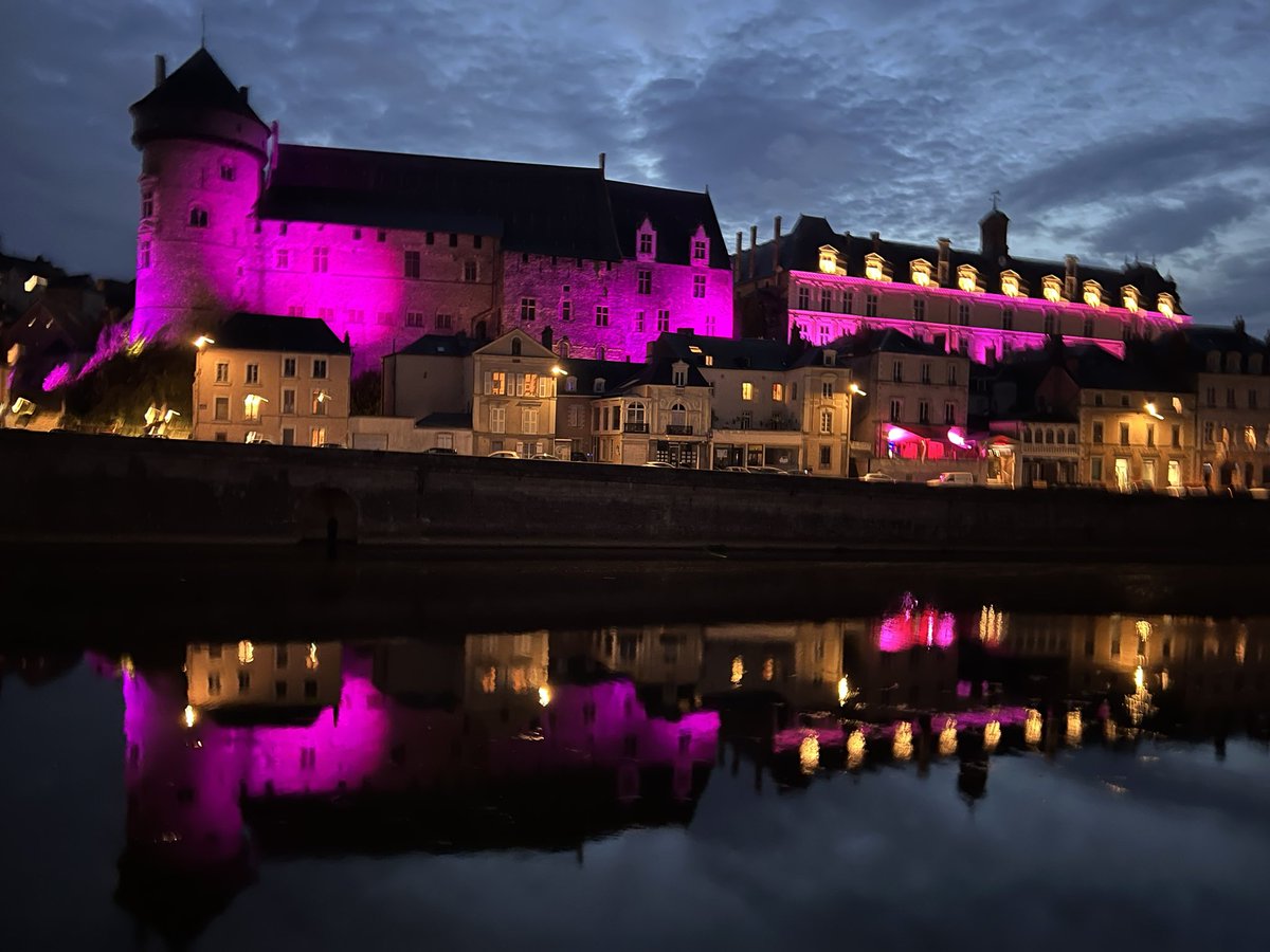 G_Gwen's tweet photo. Octobre rose à @Laval_la_Ville #cancer #octobrerose2023 #Laval #mayenne #chateau #rose https://t.co/lOIeRIH75w