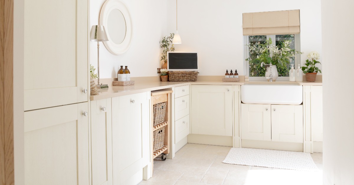 WrenKitchens's tweet image. Mel and Nick crafted a beautiful utility room with our Shaker Forest style. It doubles as a workspace for Mel's hairdressing business, and as a laundry room with integrated washer and dryer.

wrenkitchens.com/kitchens/wreno…

#utilityroom #utilityroomgoals #utilityroomideas