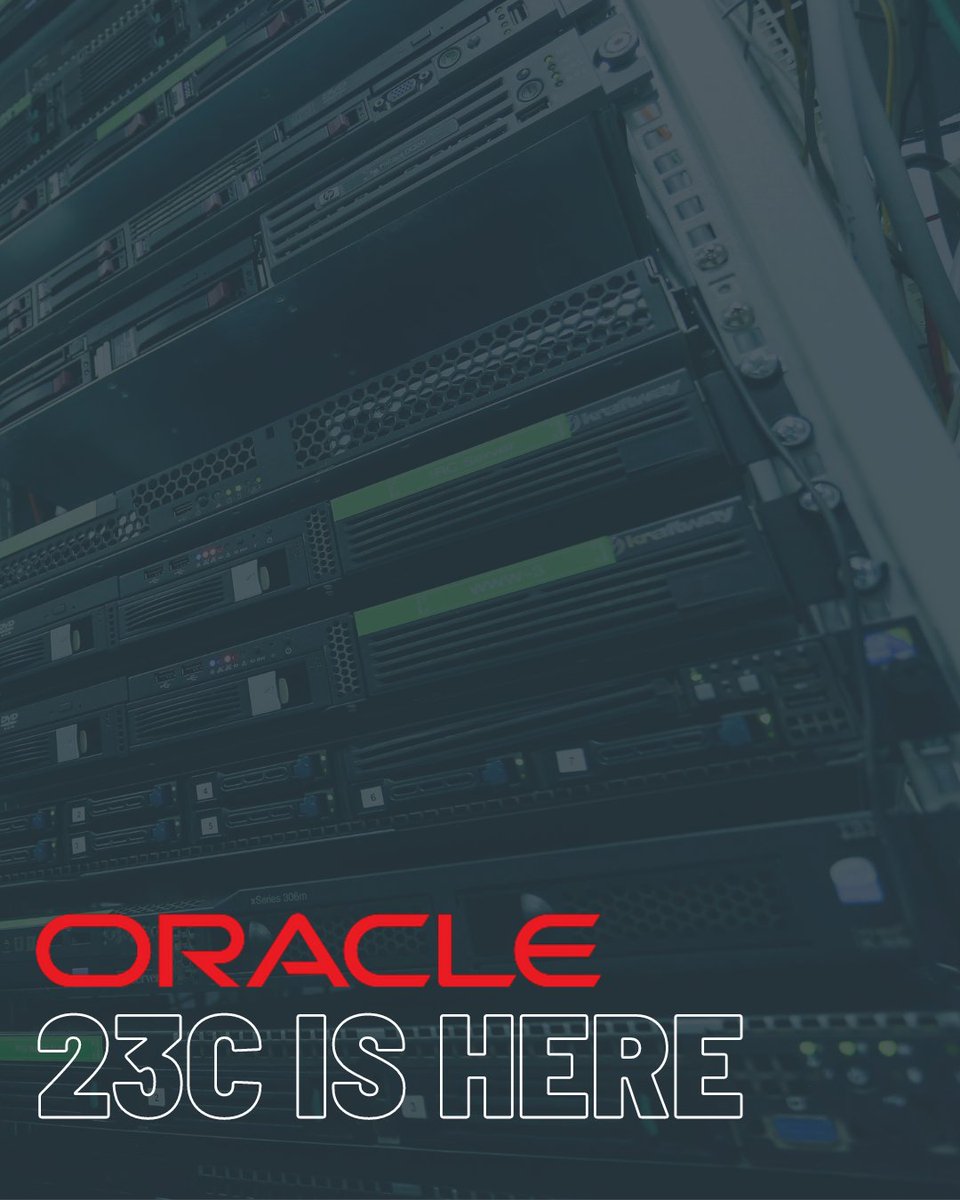 BlueCrystalSolu's tweet image. Oracle 23c is live. Our Client Delivery Manager for Oracle has put together insights on what features you need to know about.
Learn more here: bluecrystal.com.au/news/oracle-23…
#OracleDatabase #Oracle23c #Database23c #OracleCloudWorld #Oracle23cRelease