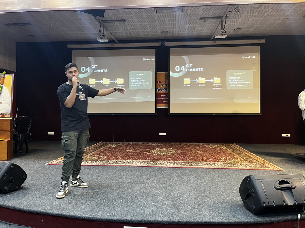 MeroNaamAbhinav's tweet photo. Gave a talk about Git & Github to 1st-year students as a part of Hacktoberfest Meetup 2023 at Amrita Vishwa Vidyapeetham. Was an amazing experience😊
#hacktoberfest #amfoss https://t.co/zlraL9vfGt