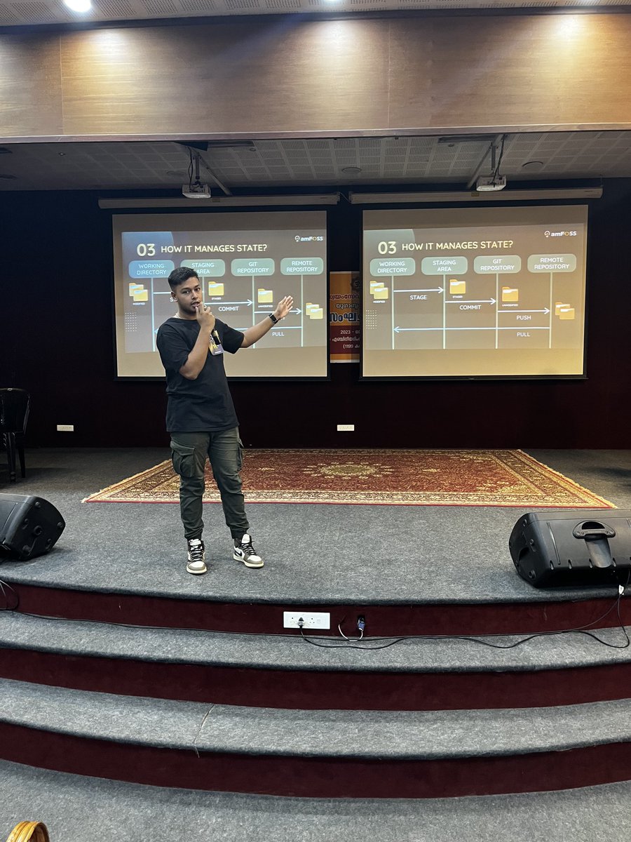 MeroNaamAbhinav's tweet photo. Gave a talk about Git & Github to 1st-year students as a part of Hacktoberfest Meetup 2023 at Amrita Vishwa Vidyapeetham. Was an amazing experience😊
#hacktoberfest #amfoss https://t.co/zlraL9vfGt