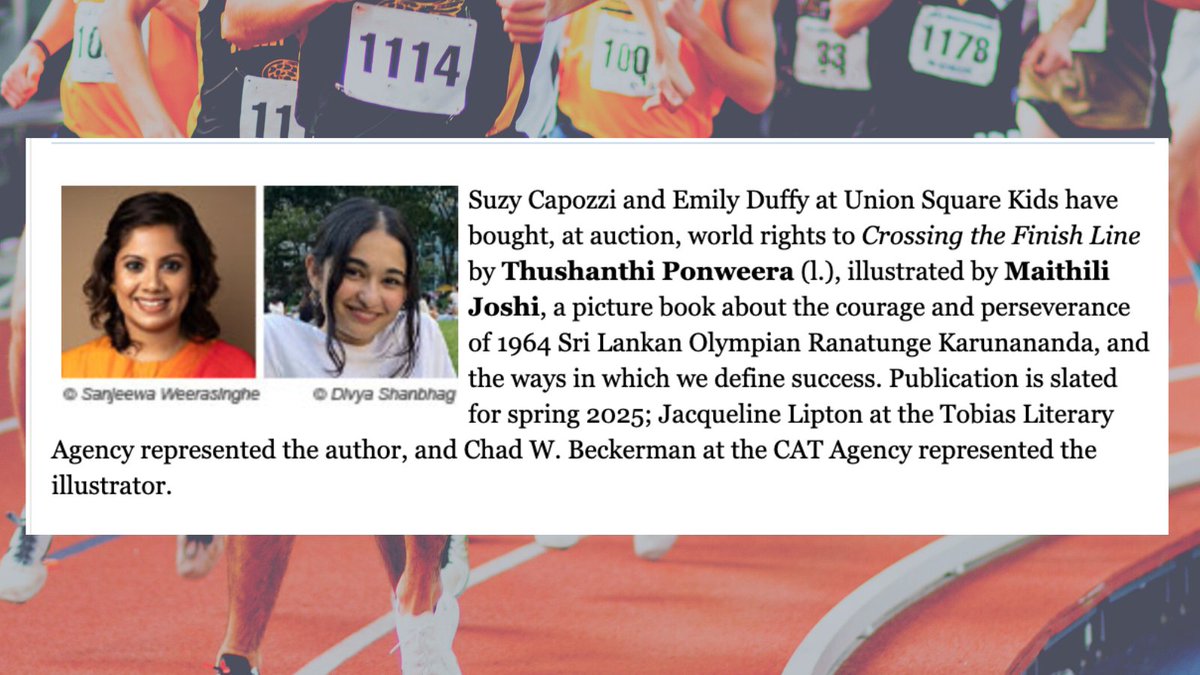 thushponweera's tweet photo. I'm so honoured to be able to share the story of Ranatunga Karunananda, a story every kid (and adult) should hear! Thank you,@UnionSquareKids for your passion for this book and @Jacqui_Lipton for making it happen 🙏🏽So excited to work with @MaithiliJoshi16 yet again 🎉 https://t.co/ZJdguDHozc