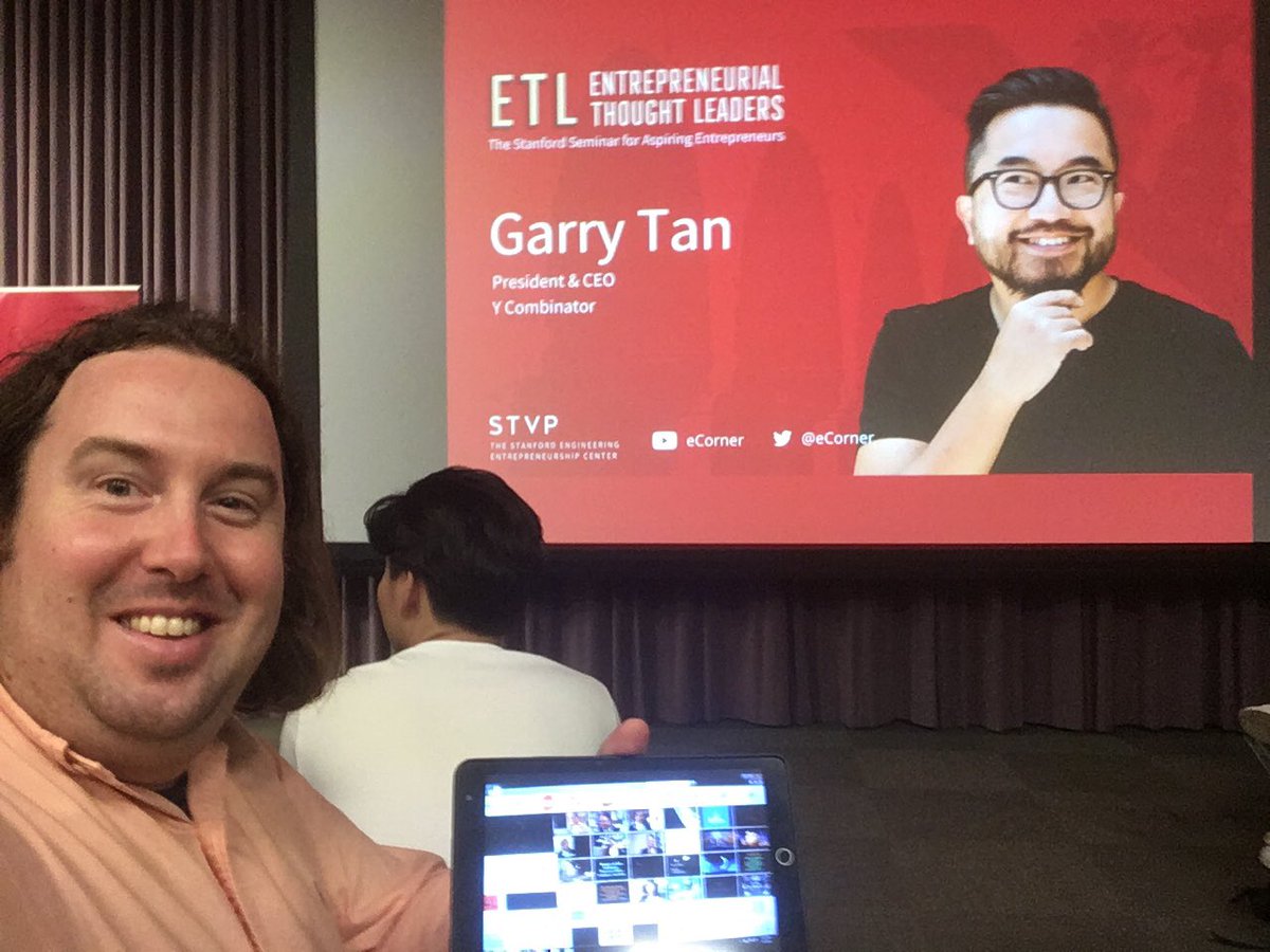 <a href="/TVFeederInc/">TV Feeder</a> meets <a href="/ycombinator/">Y Combinator</a> CEO <a href="/garrytan/">Garry Tan</a> at <a href="/Stanford/">Stanford University</a> #digitalinnovation #future #tech #apps #internet #computers #siliconvalley