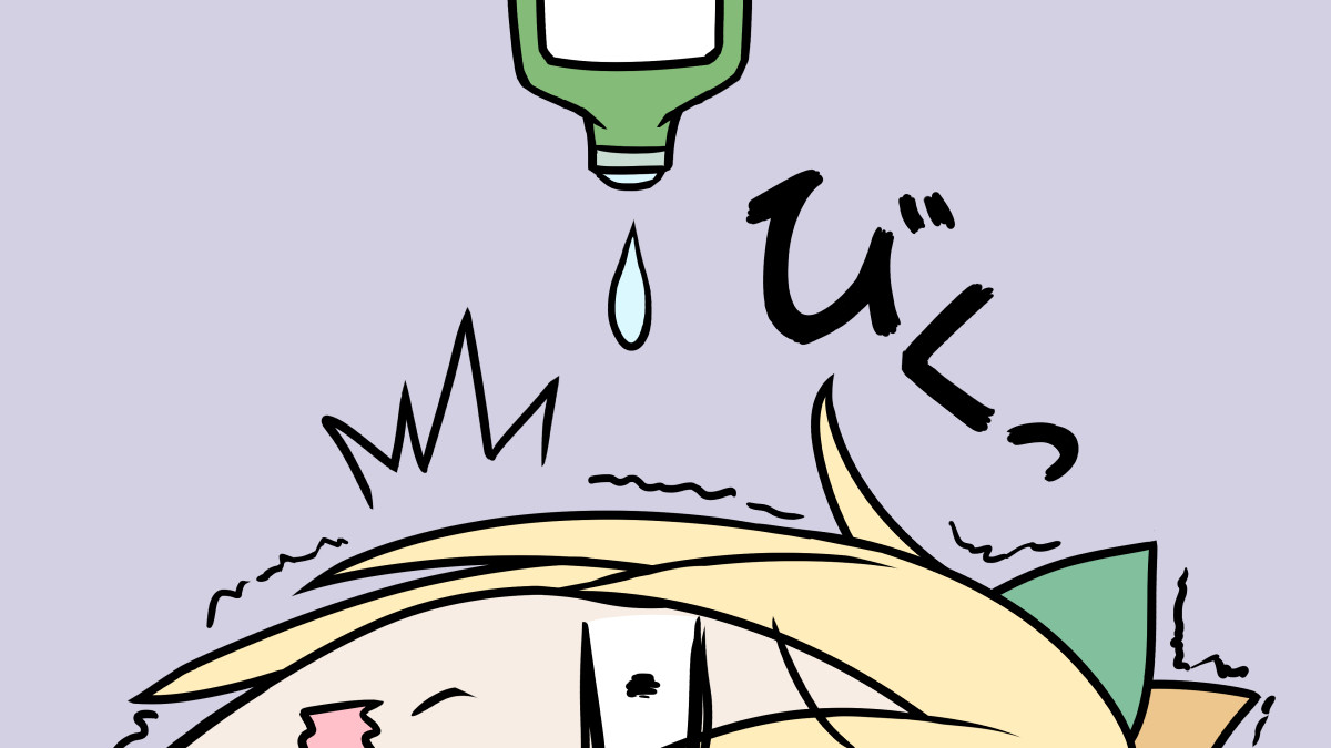 airaku_create's tweet photo. 風真いろはさんの「ものもらい」の話。

医者役を大蛇丸にしようと思いついたら、
いろはさんの目が写輪眼になりました。
（忍者じゃないでゴザルよ！）

#Hololive #ホロライブ #風真いろは #いろはにも絵を https://t.co/Ory7xDjHzX