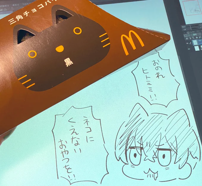 例のチョコパイ🐈‍⬛