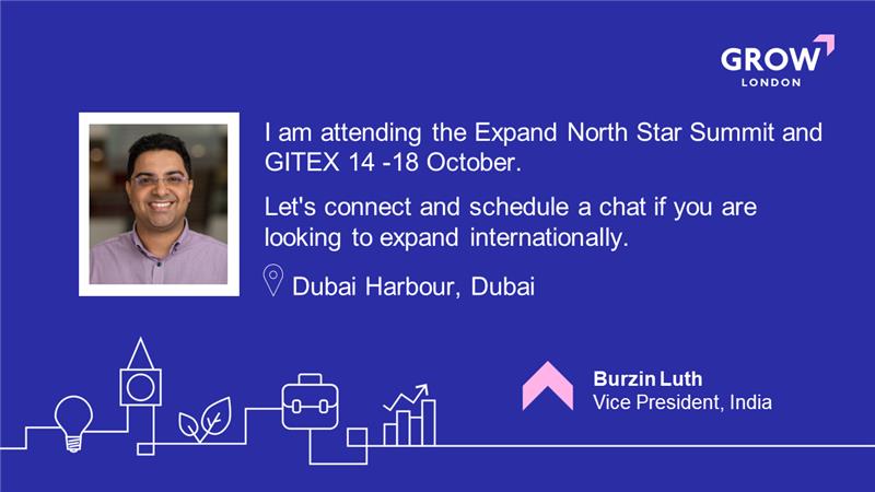 Burzin Luth (@burzinluth) on Twitter photo We at <a href="/londonpartners/">London & Partners</a> are taking a delegation of 33 innovative Indian and London based companies and VCs to Dubai to attend
<a href="/expandnorthstar/">Expand North Star</a> and <a href="/GITEX_GLOBAL/">GITEX GLOBAL</a>
If you are attending the same then happy to connect between 15th - 18th Oct
<a href="/growldnbusiness/">Grow London</a> We at <a href="/londonpartners/">London & Partners</a> are taking a delegation of 33 innovative Indian and London based companies and VCs to Dubai to attend
<a href="/expandnorthstar/">Expand North Star</a> and <a href="/GITEX_GLOBAL/">GITEX GLOBAL</a>
If you are attending the same then happy to connect between 15th - 18th Oct
<a href="/growldnbusiness/">Grow London</a>