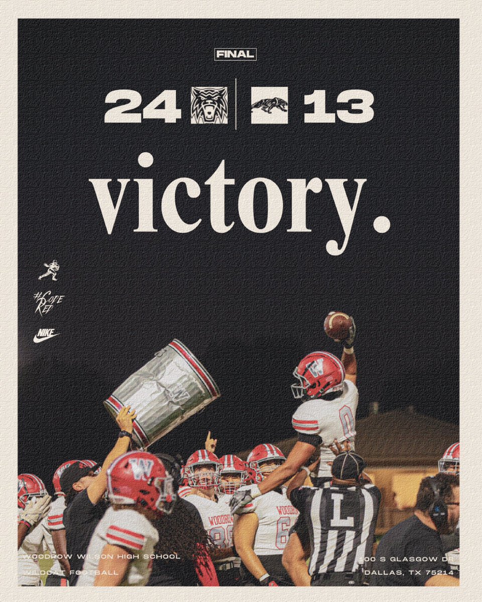 Final from Loos.

#CodeRed #HeismanHigh