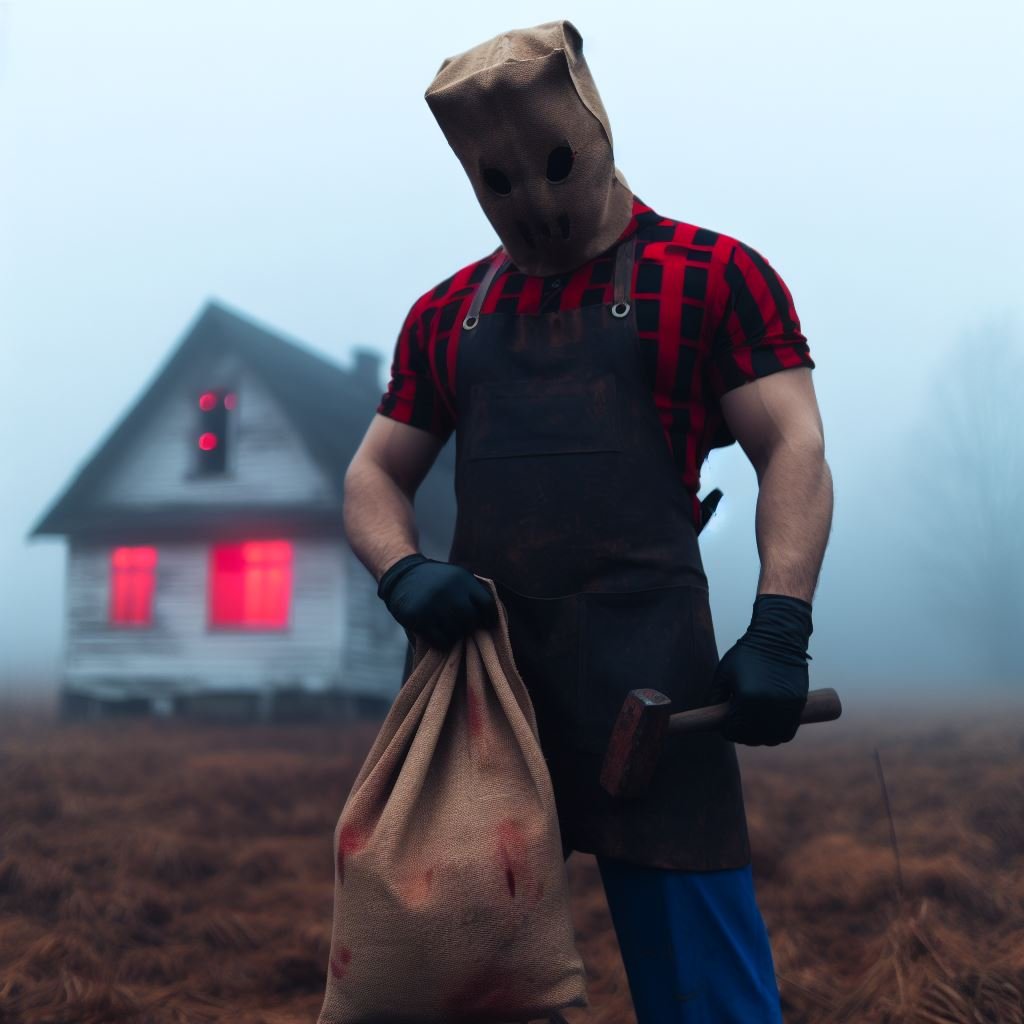 DeadtosV's tweet photo. This is what Butcher from #StayOutOFTheHouse by @PuppetCombo would look like according to an AI https://t.co/JpC0kHjv7j
