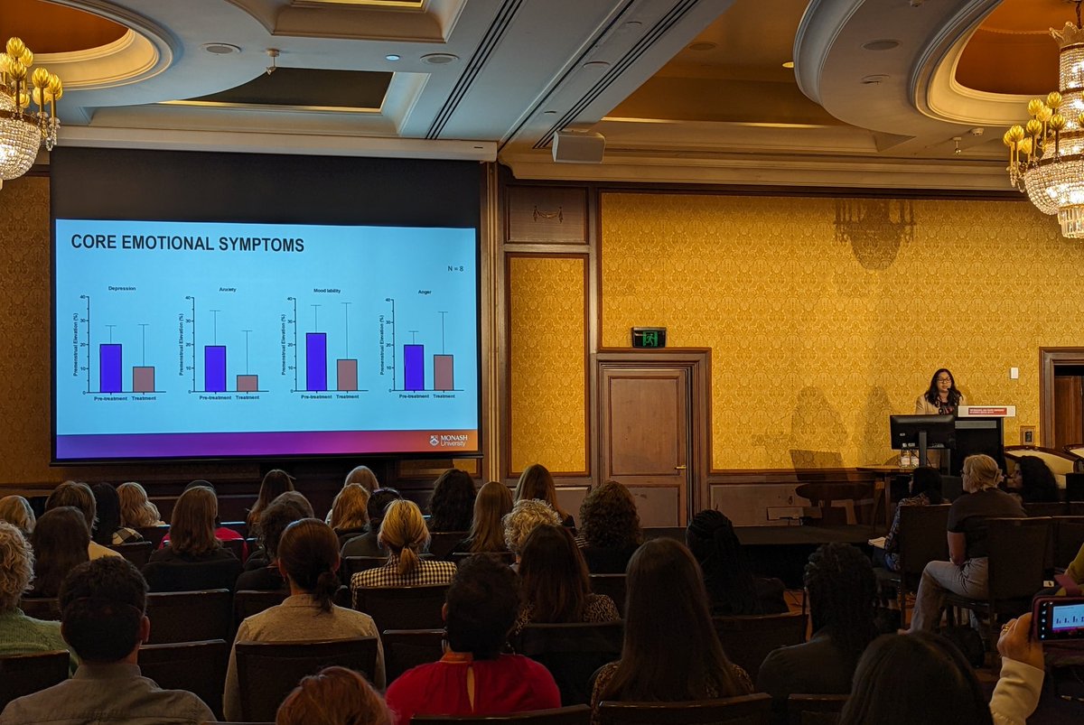 HER Centre Australia (@her_centre) on Twitter photo Research Fellow at HER Centre <a href="/lizzie_thomasAU/">Dr Elizabeth Thomas</a> shares promising findings on a novel approach to treat Premenstrual Dysphoric Disorder #PMDD using Transcranial Magnetic Stimulation #TMS #apwmhconf23 Research Fellow at HER Centre <a href="/lizzie_thomasAU/">Dr Elizabeth Thomas</a> shares promising findings on a novel approach to treat Premenstrual Dysphoric Disorder #PMDD using Transcranial Magnetic Stimulation #TMS #apwmhconf23