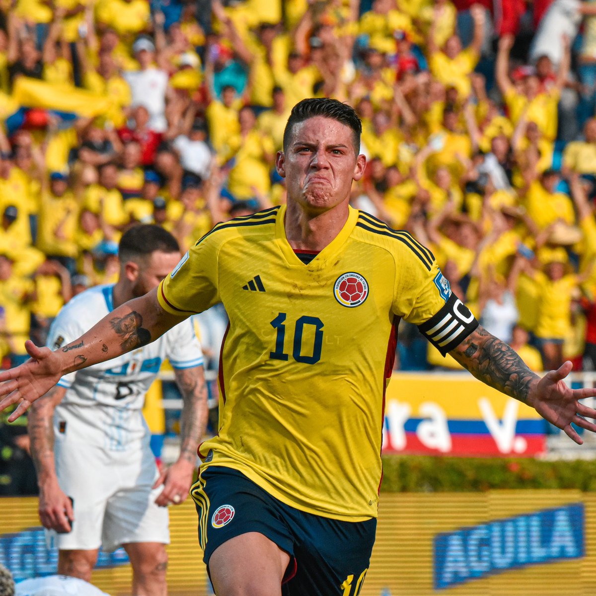 jamesdrodriguez's tweet photo. ¡Vamos por más! Tenemos una nueva oportunidad el martes. 💛💙❤️ https://t.co/uzh5ZxTc50