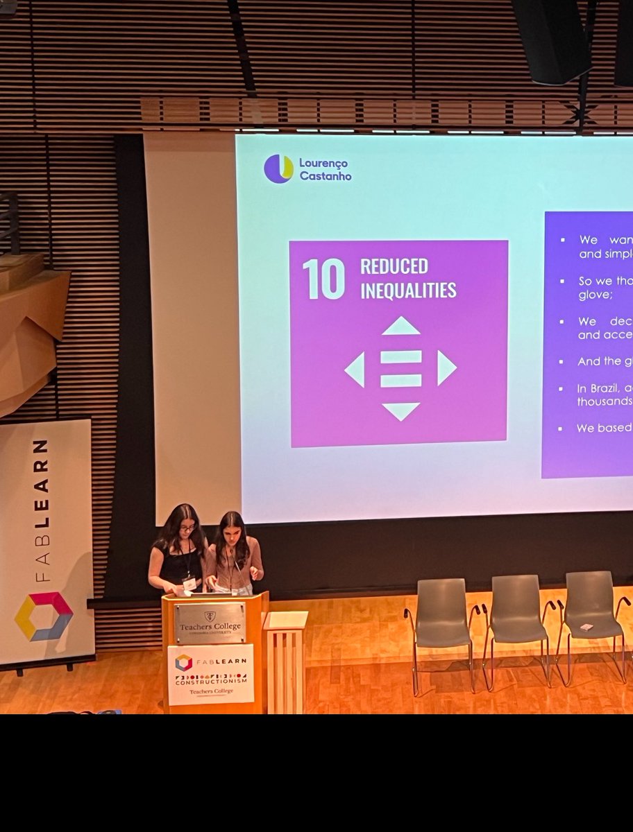 The empowerment of young makers is simply incredible! It is necessary to empower our students by giving them space to reflect and act creatively in the face of problems that affect our society. #FLC2023 #Fablearn2023 #teacherscollege