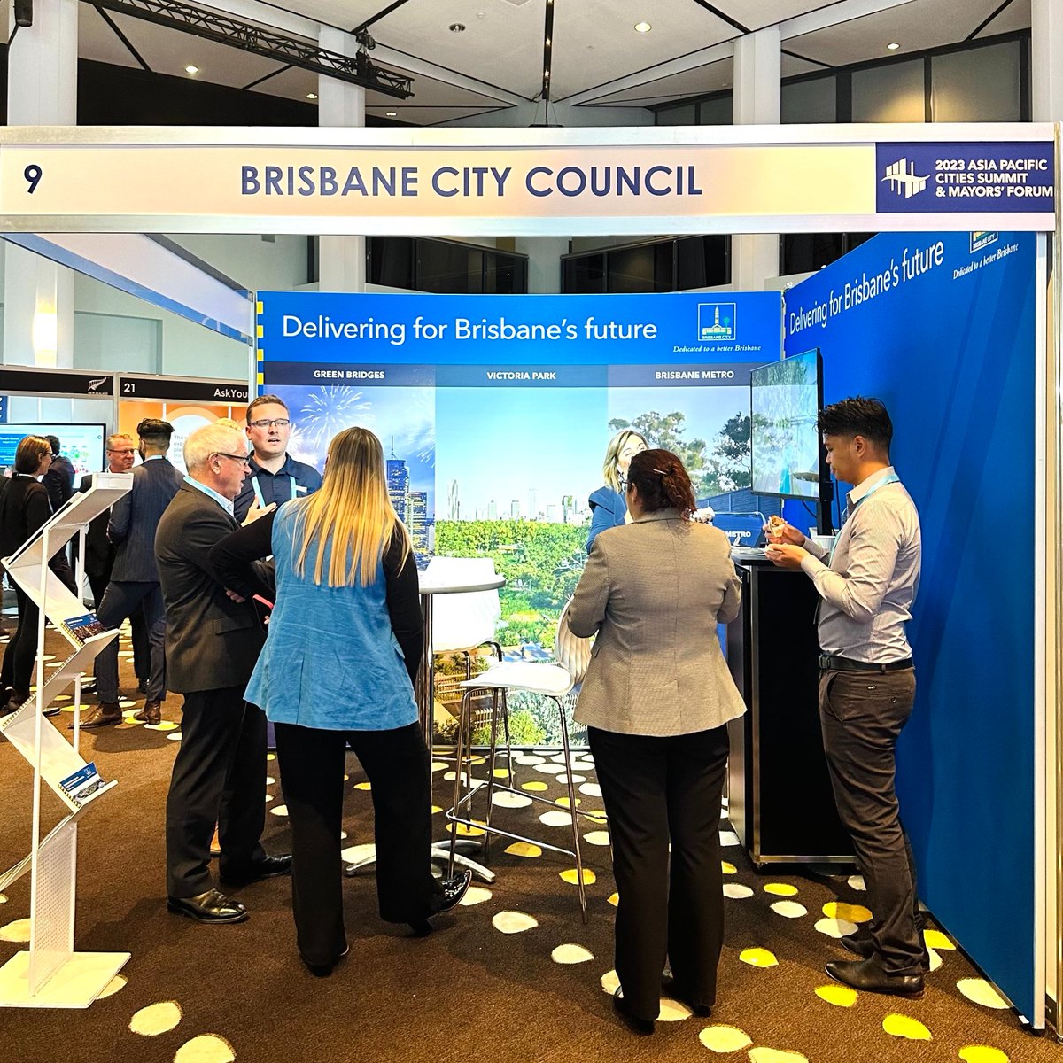 brisbanecityqld's tweet photo. 2023 @APCSummit & Mayors’ Forum has officially wrapped up for another year. After three jam-packed days hearing from industry experts, leaders and visionaries, we've now closed out the forum. #2023APCS https://t.co/Baca2DcdWI