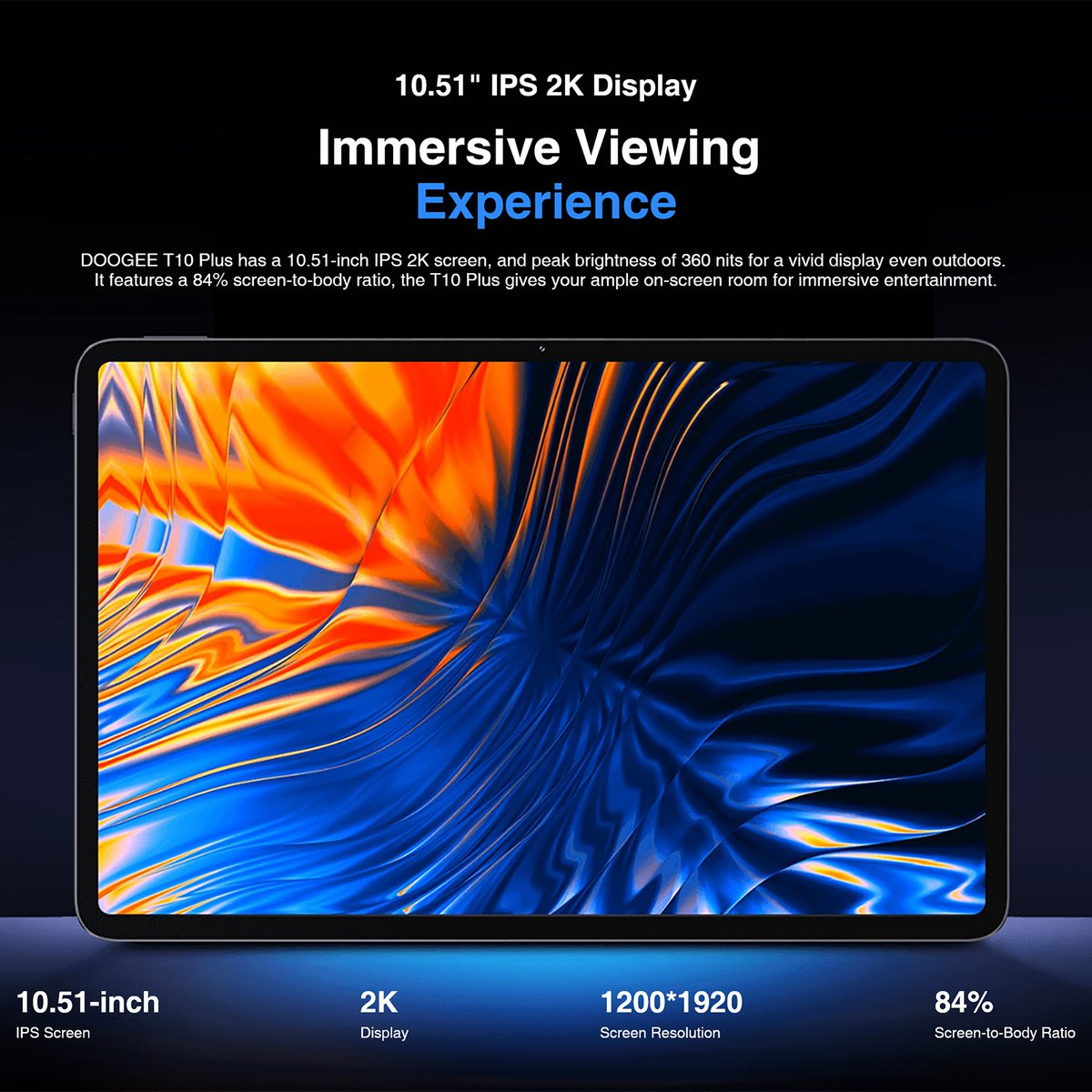 SunskyOnline's tweet image. #DOOGEE T10 Plus 10.51 inch Tablet PC
✅10.51 inch IPS 1200x1920
✅8GB LPDDR4X RAM + 256GB EMMC5.1 ROM
✅8250mAh, 18W Type-C
Shop Item #: EDA005717601A
More information🔗tinyurl.com/ynh7shgf
#LearningTablet #SmartTabletPC