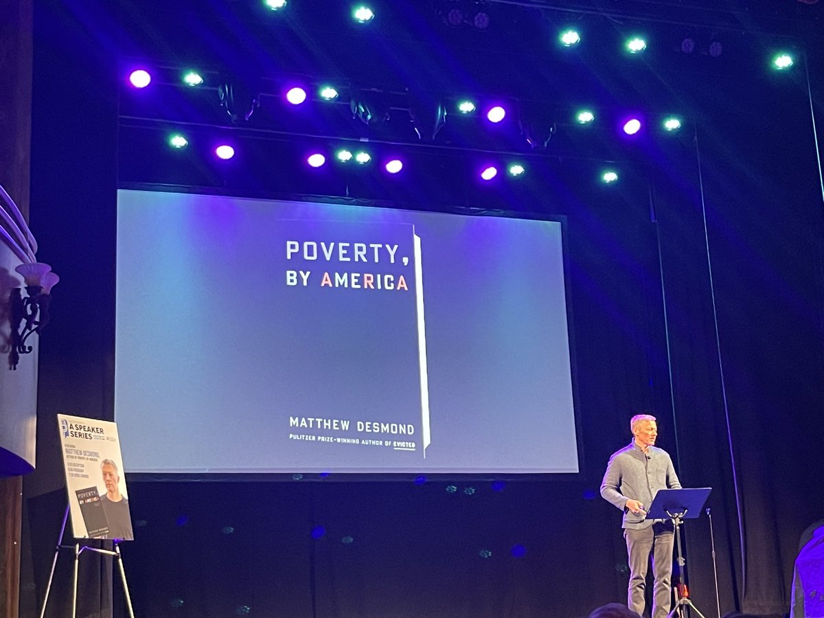Such a pleasure to hear <a href="/just_shelter/">Matthew Desmond</a> in person. Thank you <a href="/FCCFoundation/">FCCFoundation</a> and <a href="/wnpr/">Connecticut Public</a> for this important discussion. #endpoverty