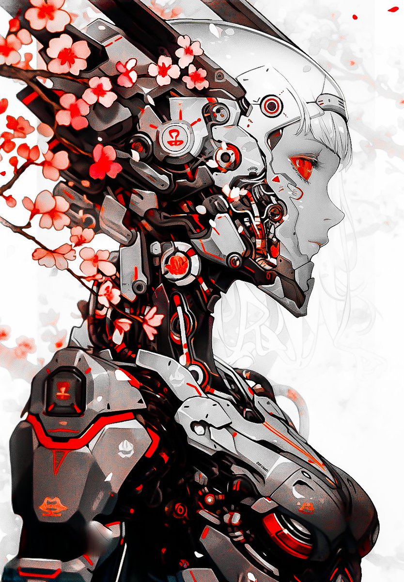 Dreamswillbreal's tweet image. Good evening, everyone. I haven't done Niji much recently, so I decided to do yet another cyborg Cyborg design, I called her Velvett-0 #aiandroid
Inspired by @matt_brunel Japanese Geisha design with Sakura flowers
#midjourney #nijijourney #AIart #AIイラスト #AIグラビア…