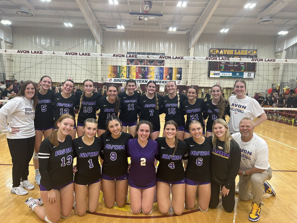 SWC Champions!  Avon defeats the Shoregals 3-0! Let’s Gooooooooo!🏆🦅
