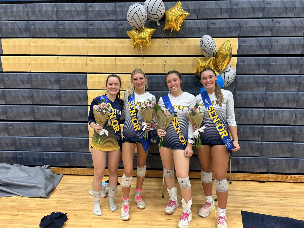 Congrats seniors on your win over Woodhaven tonight!