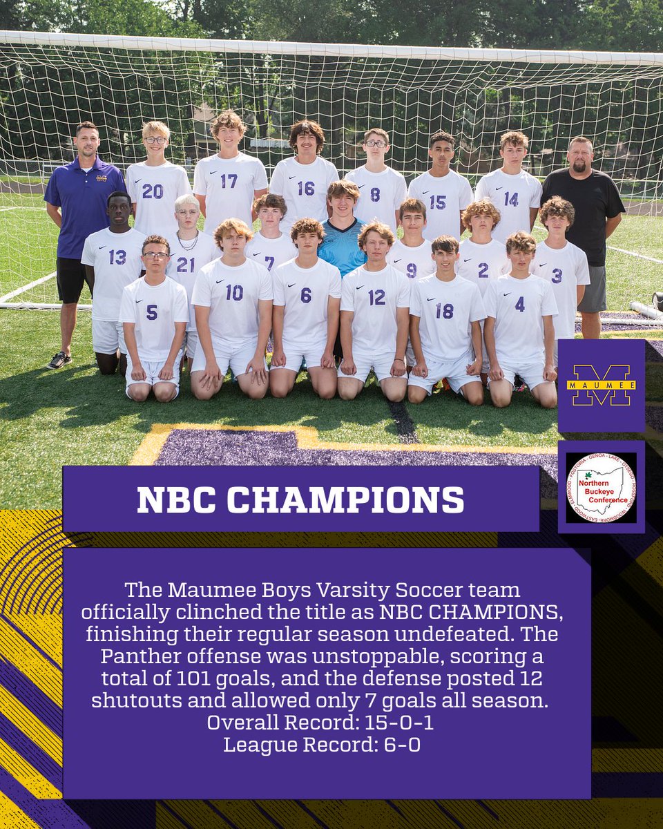 Shoutout to our Varsity Boys Soccer team #WeAreMaumee