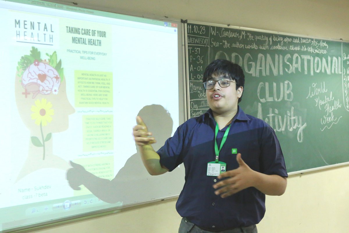 chitkara_school's tweet photo. Chitkara International School, Chandigarh under the Organisational Club: Health and Wellness conducts an informative yet engaging activity for the students of Grade 7 Beta
#CIS #Orgnisationalclub #squadactivity #worldMentalhealthday #skills https://t.co/T2Fr9cU5pd