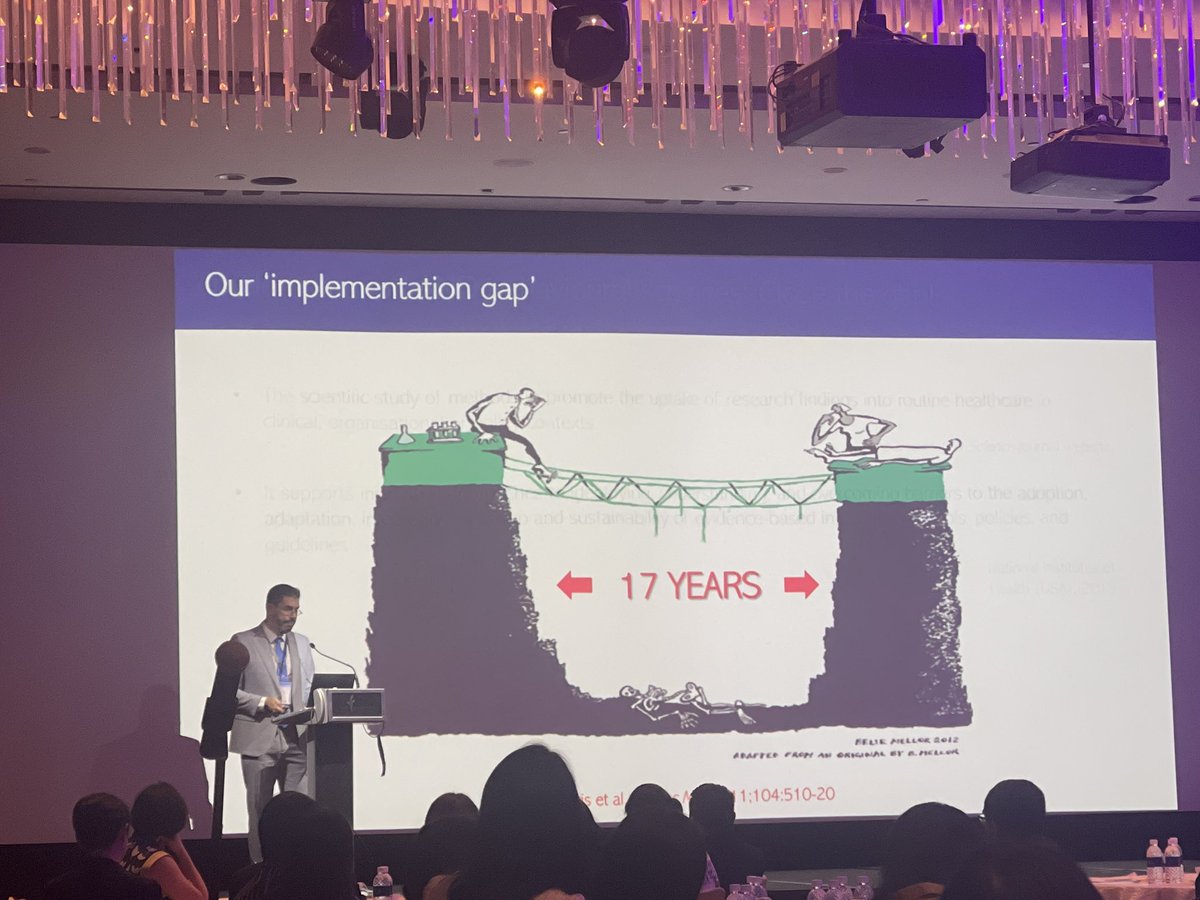 MaryAbdo's tweet photo. “We are SO SLOW at implementing the evidence,” @NickSevdalis @BISI_NUS #EIS2023 https://t.co/H0oIRWbZ8G