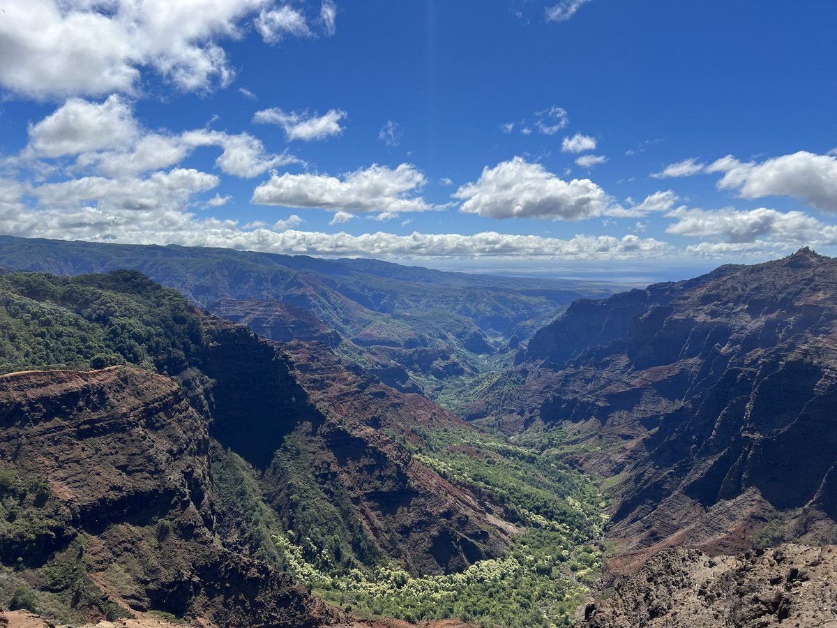 Waimea canyon does not disappoint- stunning views, gorgeous drive, and hilly hikes were enjoyed