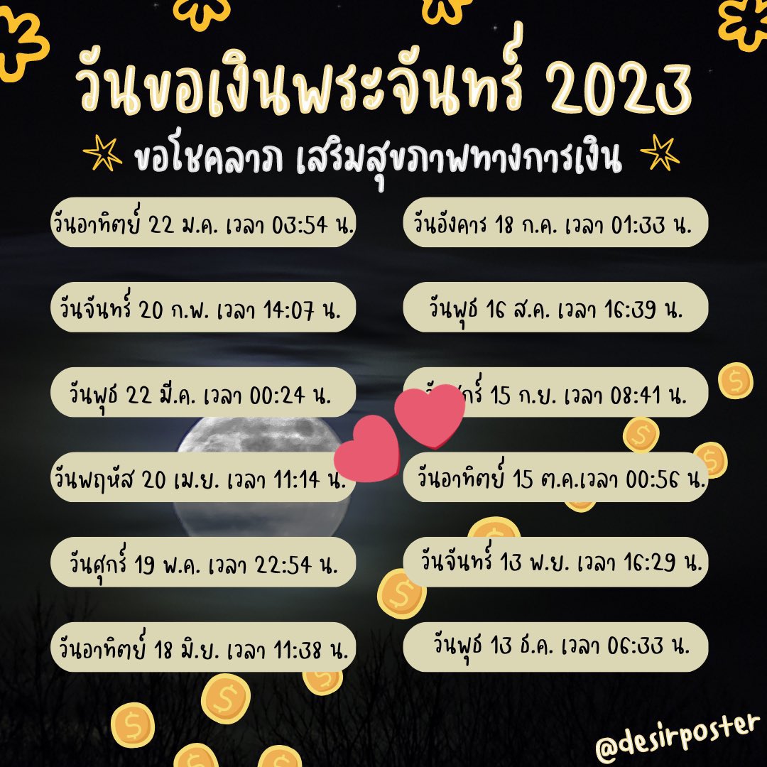 desirposter1565's tweet photo. 🌓อมาวสี 15 ต.ค. วันขอเงินพระจันทร์🌓
ฤกษ์ดีในการเรียกทรัพย์กวักเงิน เป็นช่วงที่พระจันทร์กำลังก่อกำเนิดพลังขึ้นใหม่ เป็นวันที่พระจันทร์มีพลังและส่งพลังดีที่สุด

💸มาแชร์วิธีง่ายๆไหว้ให้ปัง ขอเงินไหลเข้ากระเป๋า เปิดทรัพย์ รับโชค ฤกษ์คือ 00:56 น. สามารถไหว้ก่อนหรือหลังฤกษ์ 12 ชม. https://t.co/B0w2MZOaGA