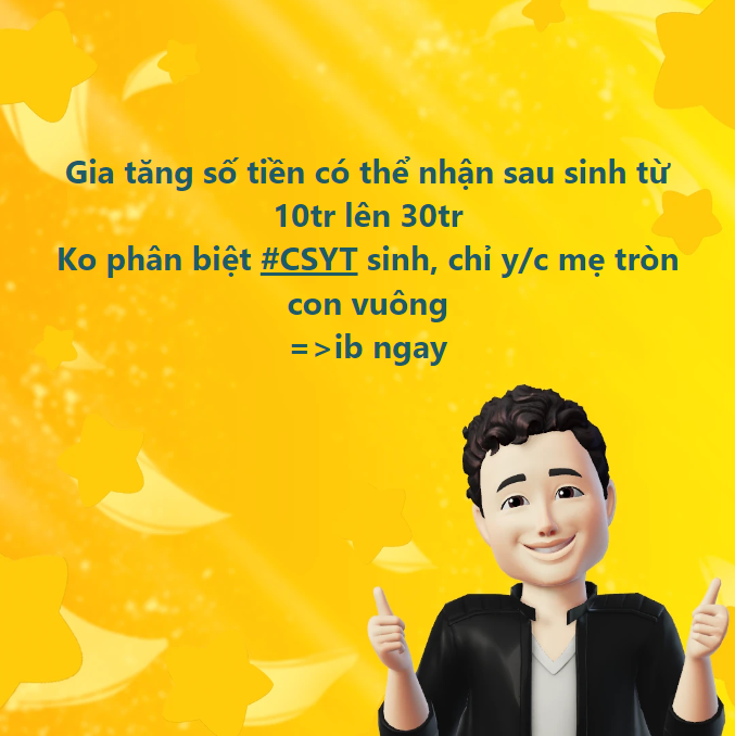 KainFamu's tweet photo. Nhà e mới ra gói trợ cấp thai sản, nhận tiền mặt lên đến 30tr, ai có nhu cầu cứ inbox e nha
#trocapthaisan #trợ_cấp #thaisan #ngon #baohiem #bhts #bhsk
E vẫn tương tác chéo nha #cheouytin https://t.co/ukXGBJ3x4N