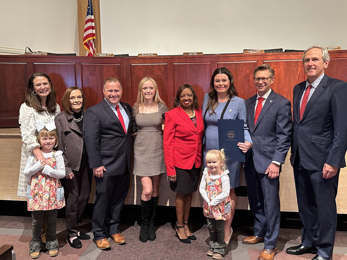 ABroadhead20's tweet photo. TY @GovernorKayIvey and Dr. Mackey for presenting me with a Resolution today during the State Board Education meeting. I am so grateful to teach in our wonderful state. https://t.co/TrtIAQN5I9