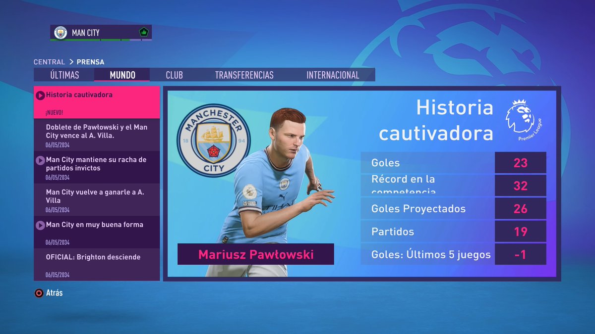 Cesar377S's tweet image. #Pawłowski
#PremierLeague
#ManchesterCity
#FIFA23