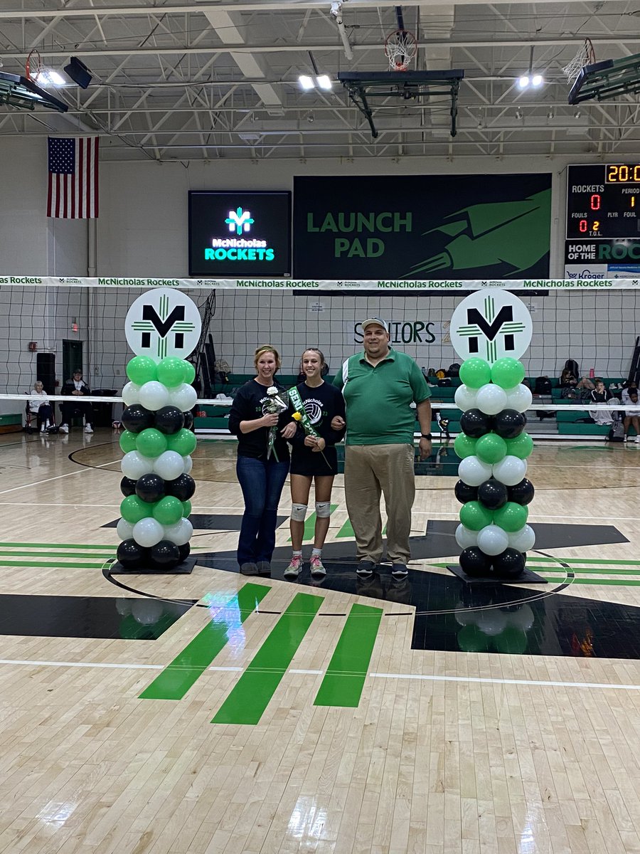 McNAthletics's tweet photo. G VB | Special night for four seniors who have built a foundation for future success. 

GCL Champs on their last game on BeechMont! 

Thank you Cassidy Rivas, Gabie Hopkins, Kelsea Haas, Maria Billies and their families!

Senior Night success!

#BondedTogether https://t.co/Bv8Qxpolge