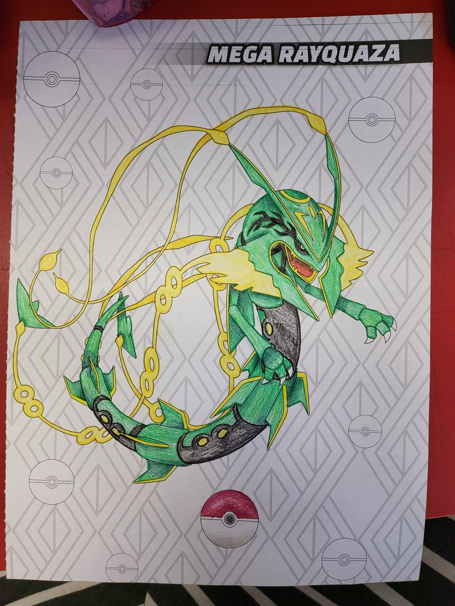 Burayume's tweet photo. I had some fun during work today!  #pokemoncoloringbook #longshift #nerdy https://t.co/dj1fAy1rLE