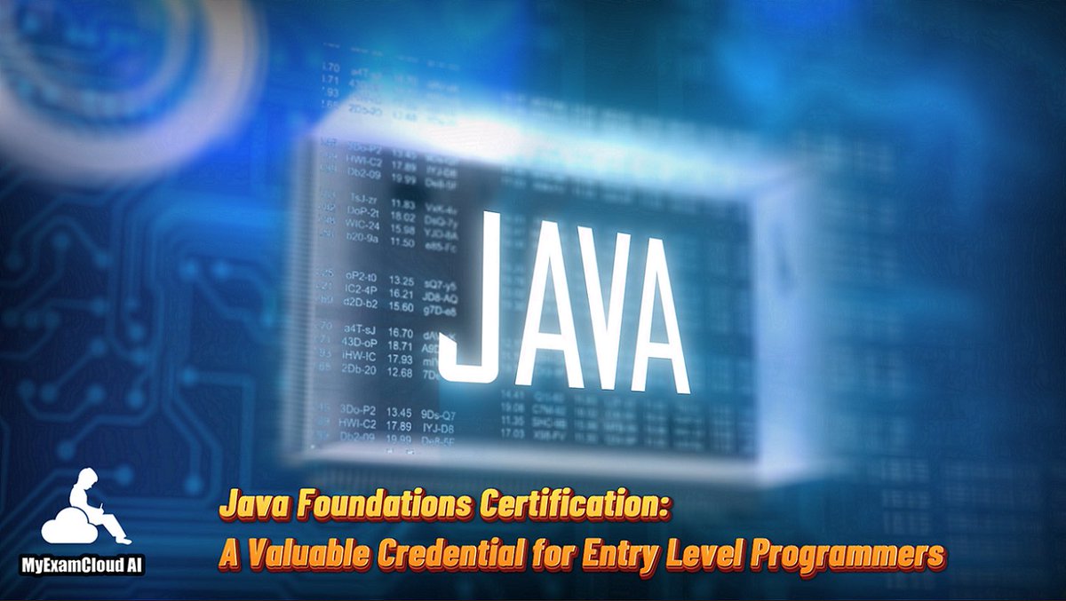myexamcloud's tweet photo. Java Foundations Certification: A Valuable Credential for Entry Level Programmers

https://t.co/gWA7MOY1jd

#java #python #javacertification #javafoundation #fresher #freshers #college #students https://t.co/VVQmWX3mOA