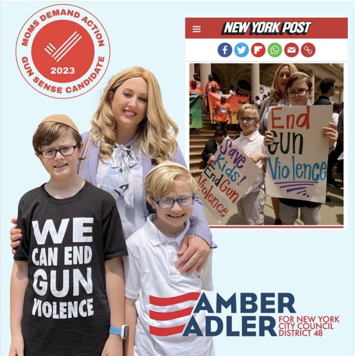 If you are seeking a Council Member for District 48 that won’t be illegally carrying a firearm to a protest or counter protest… look no further 😀

🇺🇸 Donate today! contribute.nycvotes.org/campaigns/ambe…