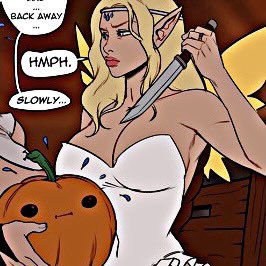 No one seems to trust her with knives. 
She doesn’t get why. 
She’s just trying to be festive 🥺