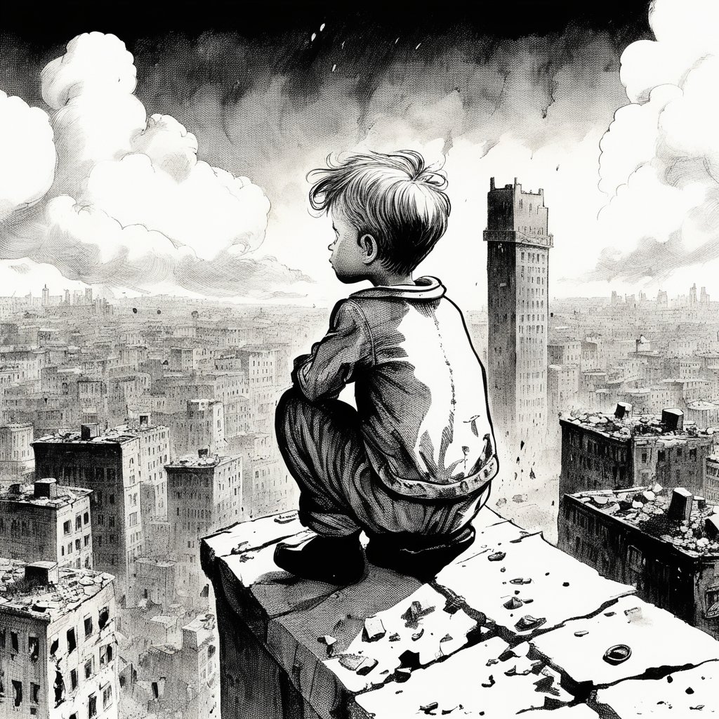x_aipixel's tweet photo. #AIart As the Little Prince looked to the horizon, we, too, must view our present actions through the lens of future consequences for our children. #FutureLegacy #LongTermVision #SustainabilityMatters #CompassionateActions https://t.co/vLlcd7xPe6