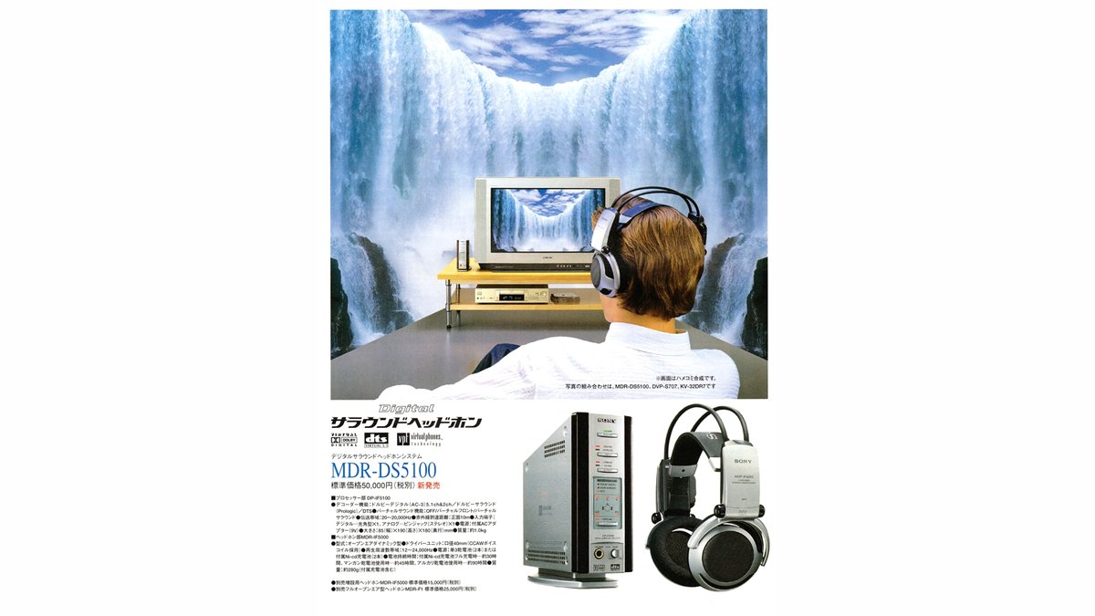 In 1999, Sony introduced the groundbreaking MDR-DS5100 digital