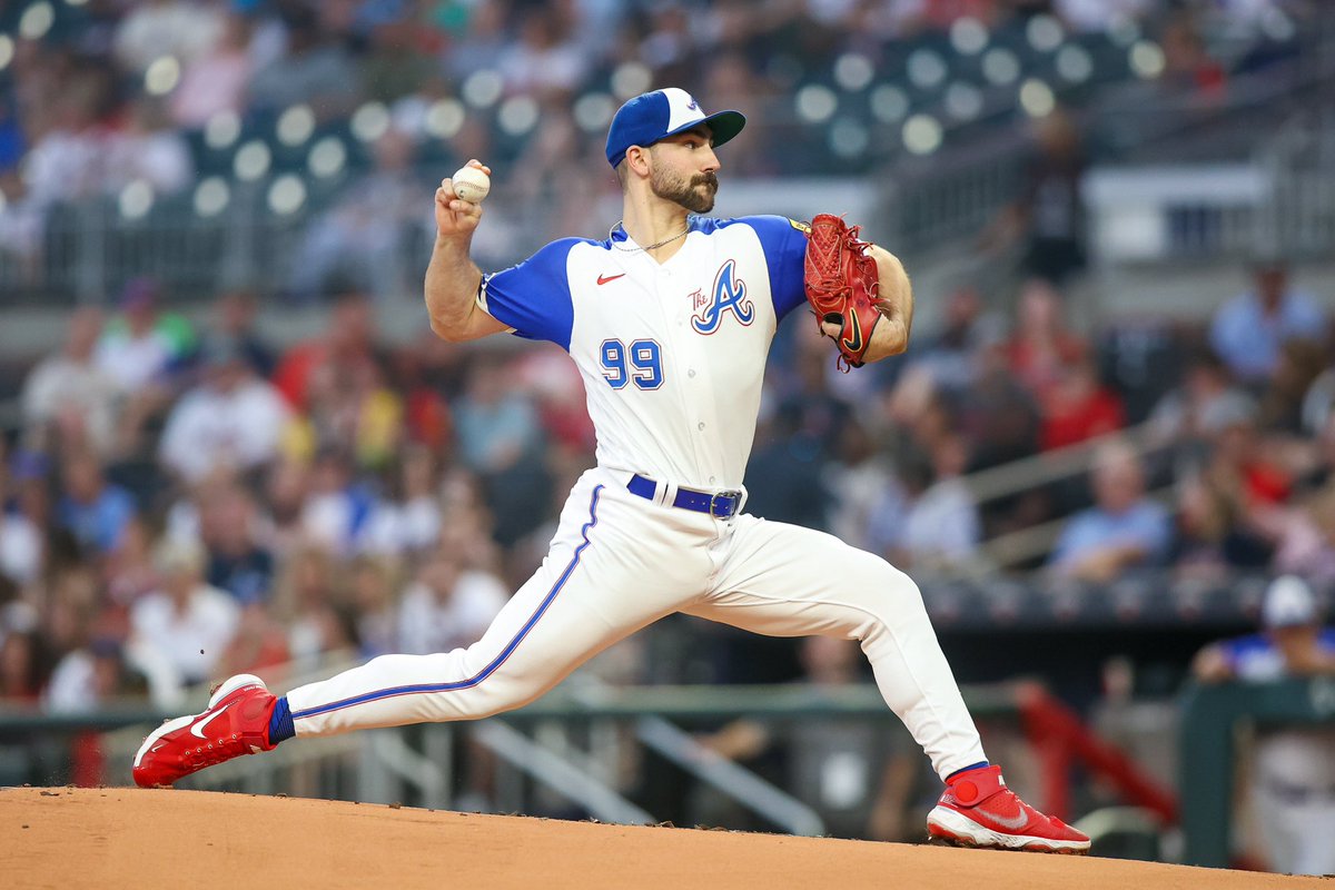 Spencer Strider Game 1
7IP
1ER
8K

Spencer Strider Game 4
5.2 IP
3ER
7K

Strider has cemented his Ace status by balling out in the playoffs - #99 showed up for the #Braves, the Atlanta bats have not.