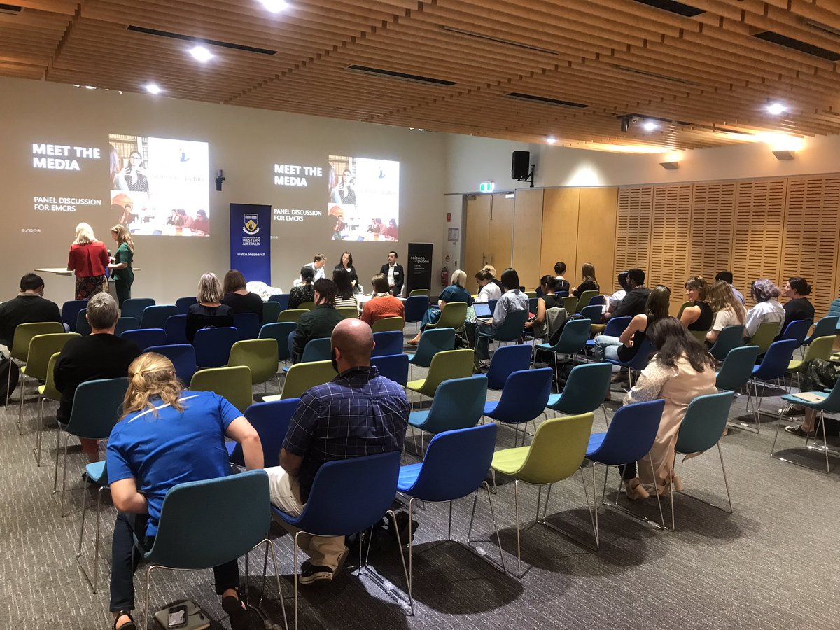 UWA Research (@uwaresearch) on Twitter photo The Meet the Media Forum starting soon! <a href="/scienceinpublic/">Niall Byrne</a> <a href="/uwanews/">UWA</a> <a href="/UWA_EMCRN/">UWA Early and Mid Career Researcher Network</a> The Meet the Media Forum starting soon! <a href="/scienceinpublic/">Niall Byrne</a> <a href="/uwanews/">UWA</a> <a href="/UWA_EMCRN/">UWA Early and Mid Career Researcher Network</a>