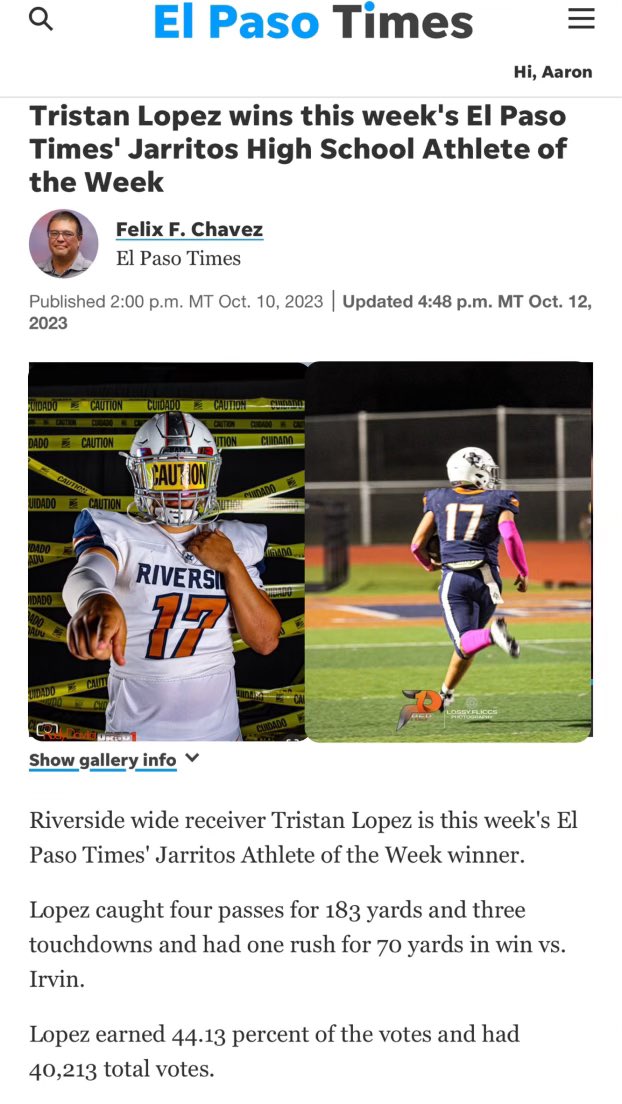 Aaron Arellano tweet media