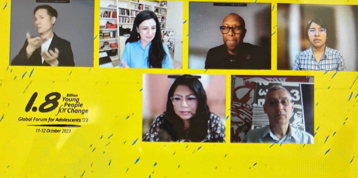 TweetsAnup's tweet image. As moderator @anubhabhonsle pointed at #1point8 Global Forum, with commitments from partners across, now it's time to push the AAA–Agenda for Action for Adolescents and make it mainstay, mainstream, everyday.

@HFogstad @PMNCH  @HelenClark @FlaviaBustreo @ft @NickyJGray @WHO