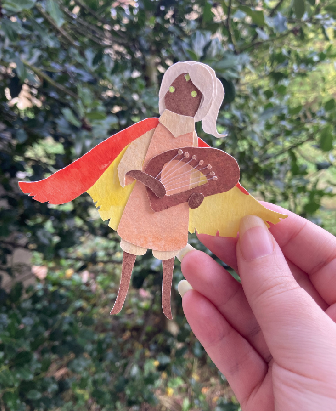 lunoceros's tweet image. Second skykid musician in paper. It was a ride to glue this tiny strings to harp, but very happy how it turned out.
#papercraft #papercut #paperartist #thatskygame #skycotl #skyfanart #sky星を紡ぐ子どもたち
