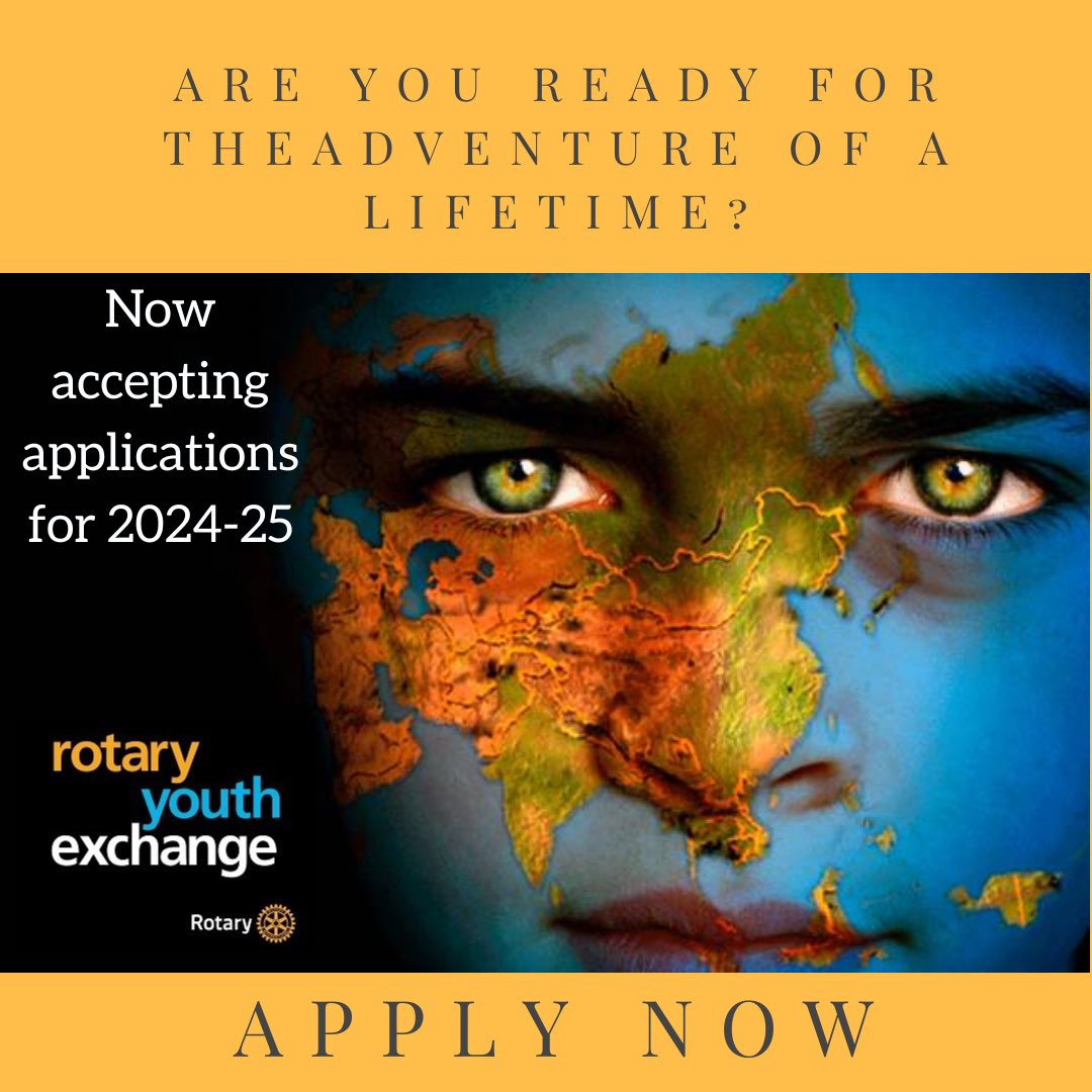Our application process for 2024-25 is now live! 🇨🇦🇺🇸🌎 For more info ➡️ district7040ye.com/forms-info 
#rotaryyouthexchange #studyabroad