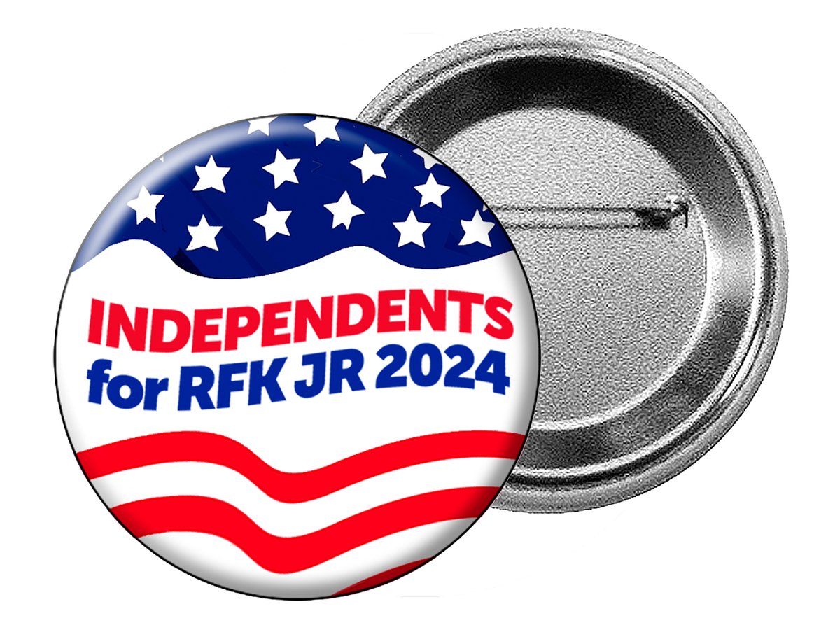 @SydneyLWatson @DrJamesOlsson @DrScott196 @DrAseemMalhotra @mercola @ClareCraigPath @DrJoeNyangon INDEPENDENTS for #RFK JR 2024 #RFK2024 2.25' #Pin-back #Button or #Magnet by psychedelictara etsy.me/3QeFJXR via @Etsy #RFKJr #Kennedy24 #RFK4USA #DeclareYourIndependence